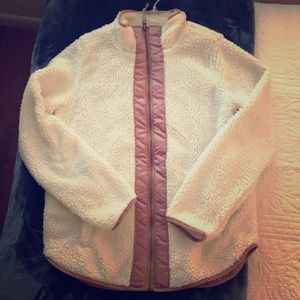 Like-new Abercrombie Full-Zip Sherpa Jacket